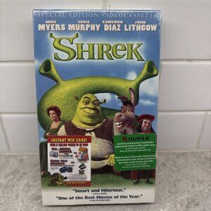 SHREK Vhs 2001 Special Edition Big Box VHS RARE - BRAND NEW & FACTORY SEALED